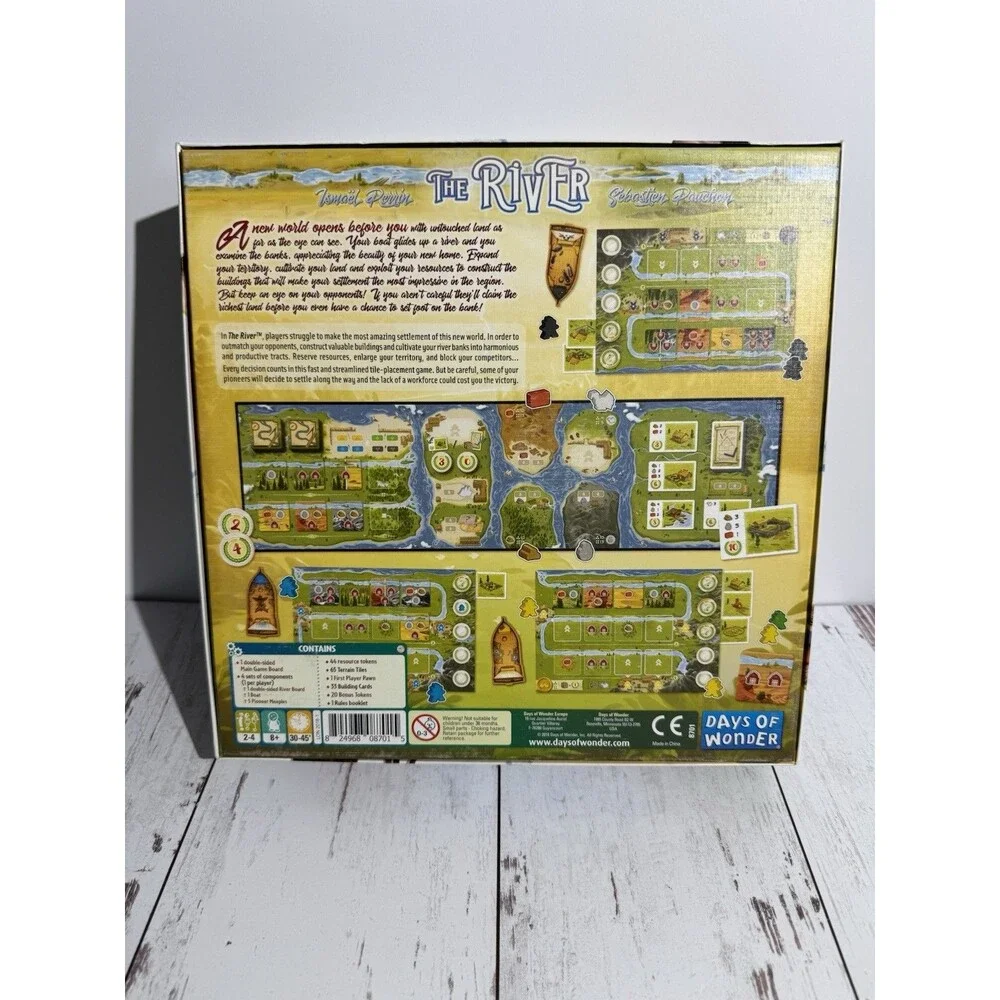 Days of Wonder The River Strategy Board Game 2P Ages 8+ 2018 As d'Or